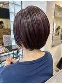 ショート＊ピンクブラウン〈荒みずほ〉