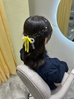 クランルシェ(clan luce)&nbsp;編み込みハーフアップ