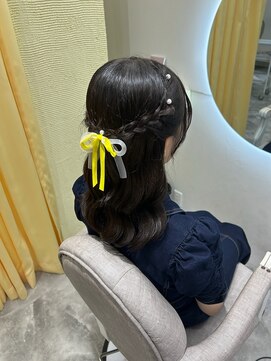 クランルシェ(clan luce) 編み込みハーフアップ