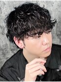 波巻きマッシュパーマ