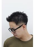 ローフェードスパイキーショート