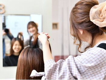 カラープラス 大須店の写真/【大須駅徒歩5分】発色の良さで話題のエヌドット[N．]使用♪オーガニック特有のツヤ感/潤いの良さを体感！