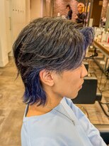 ルースト 京都四条大宮店(ROOST)&nbsp;インナーカラー/ニュアンスパーマ/センターパートウルフ