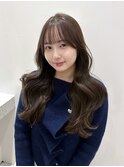 【くびれヘア×ヘーゼルベージュ】