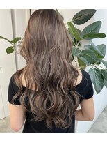 アディション 新宿(ADITION) 【韓国】艶感ハイライトミルクティーグレージュレイヤーカット