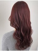 艶髪/髪質改善/ローズブラウン/レイヤーカット