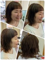 クリア 美容室&nbsp;柔らかシルエットに明るめベージュで可愛さMAX☆