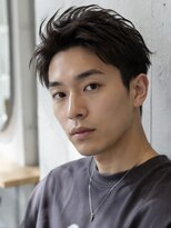 MEN'S salon Rue de noel メンズカット/パーマ/眉毛【ルード ノエル】&nbsp;Men's_ショート_センターパート_束感