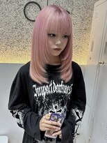 オプス 大名店(Ops)&nbsp;☆真似したいホワイトピンク×レイヤーセミロング