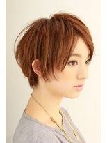 ミンクス 原宿店(MINX)&nbsp;【似合わせカット】大人のマニッシュショート×ブルージュ