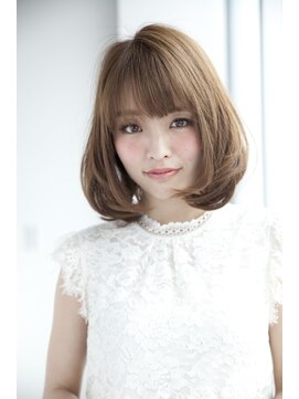ヘアメーク マーサ 竹ノ塚店(Hair Make MASA) ルーズ＆毛先カールでふるゆわボブスタイル