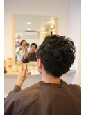 男前パーマ