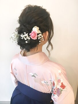 プラグ バイ ネオリーブ(plug by neolive) 卒業式　ヘアセット　横浜　袴着付　生花　103