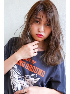 イソラブル(ISOLA-blu) 【こなれ感が可愛い】カジュアル×シースルーバング