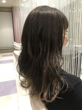 アース 前橋店(HAIR&MAKE EARTH) インナーカラー　アッシュベージュ