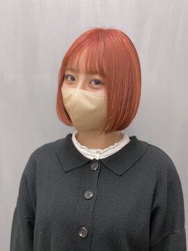 ラポールヘアー(rapport hair) apricot orange color*