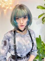 ギグスダブル 栄久屋大通店(gigs double)&nbsp;before有り デザインウルフ×デザインカラー