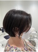☆お客様style☆大人可愛い 前下がりハンサムショートボブ☆