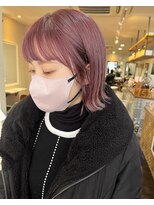 ソルト(Salt)&nbsp;ピンク×切りっぱなし