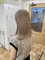 シエン 恵比寿(CIEN)&nbsp;丸型切りっぱなしボブエアリーロング美髪ベージュブラウン