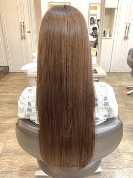 アルターリール(aL ter Rire) 切りっぱなしボブ/エアリーロング/ピンクブラウン/鎌取/中村郁未