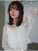 ANGELICA ミディアム顔まわりレイヤー