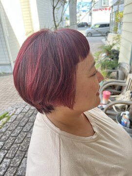 チョコレート(chocolate) ピンクショートヘア