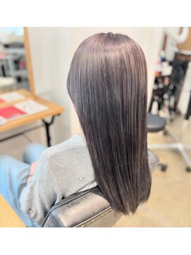 ノチ(Noci) グレージュ/暗髪/透明感カラー/ロング