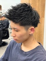 エルマーク 京橋(L-MARK)&nbsp;スパイキーショートザクザクショートアップバングツーブロック