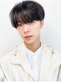 20代30代メンズクラウドマッシュ丸み束感ビジカジトレンド