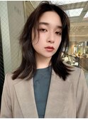 似合わせ小顔レイヤーミディ_原宿/髪質改善
