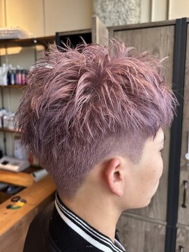 ルーディヘアーブランド(Ludi hair Brand) スパイキーショート×ペールピンク！