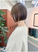 イメチェン/ホワイトブロンド/外ハネボブ/美髪/栄/矢場町c51