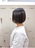 脱しらが染ボブ