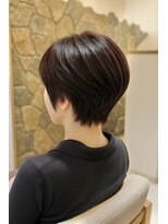 ヘアリゾート粋 リマ 銀座店(lima)&nbsp;ショート/丸みショートボブ/ブラウン