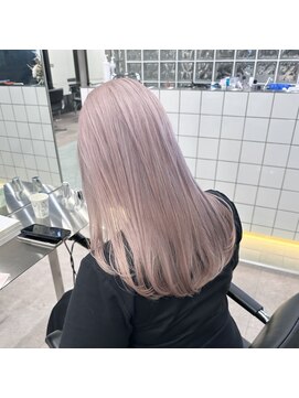 サンクプロジェクト(cinq PROJECT) 韓国ヘア顔周りレイヤーミルクティーベージュグレージュカラー