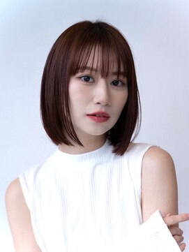 ケアリー 流山おおたかの森(Carelly) デザインカラー/レイヤーカット/ウェットヘア/オリーブベージュ