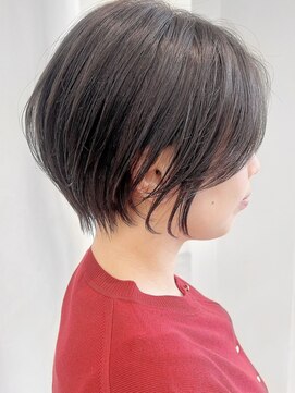 セイドット リー(Say. Ree) say.ショートボブひし形ショートダークレッドデザインカラー