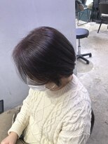 ロク 高田馬場(lok)&nbsp;【脱白髪染め】ショートボブ×白髪ぼかし10【 lok 高田馬場】