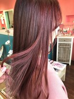 エムティラーレ(M-tirare) 暖色系ピンクヘアカラー