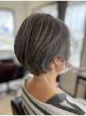 【シルバーアッシュカラー】M3D髪質改善メニュー