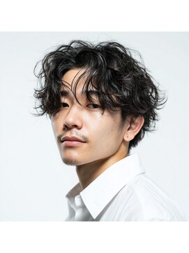 アンサ 藤森店(ANSA) 無造作ウェーブ×色気センターパート