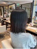三鷹白髪ぼかしハイライトショートボブウルフショートカット韓国