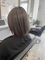 ソエル(soel)&nbsp;透明感グレージュ白髪ぼかしカラー