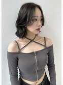 韓国ヘアレイヤーボブ髪質改善暗髪SAYAKA