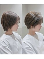 ジーナ 川崎西口(Zina)&nbsp;絶壁さん必見◎後頭部に丸みをつくる大人ショート♪