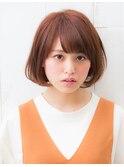 ボブ/ロゼピンク/イメチェンヘアスタイル/レッドブラウン