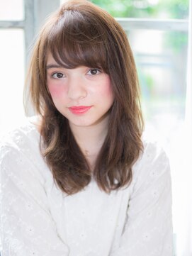 ノラ ヘアーサロン(NORA HAIR SALON) NORA【ERI】小顔似合わせ前髪ナチュラルアッシュクセ毛風カール