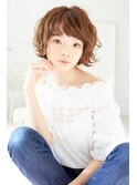 ウェット感でラブリーな外ハネ♪ショートボブ