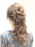 春透明感アップイルミナカラーで春っぽいヘアアレンジ[担当高尾]